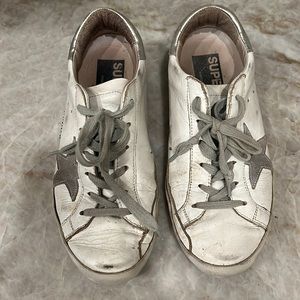 Golden Goose white superstar size 37
